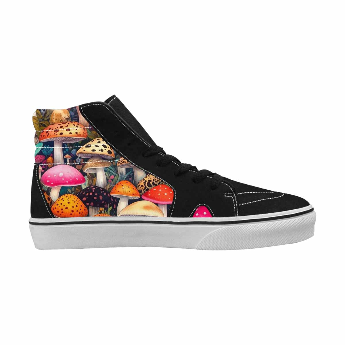 MEN'S Mushrooms High Top Canvas Aesthetic Custom Shoes