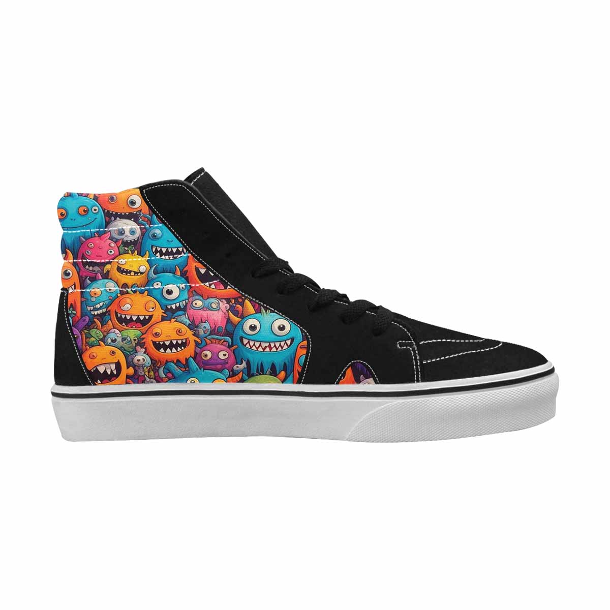 MEN'S Monsters (general) Cartoon Monst High Top Canvas Dreamlike Shoes