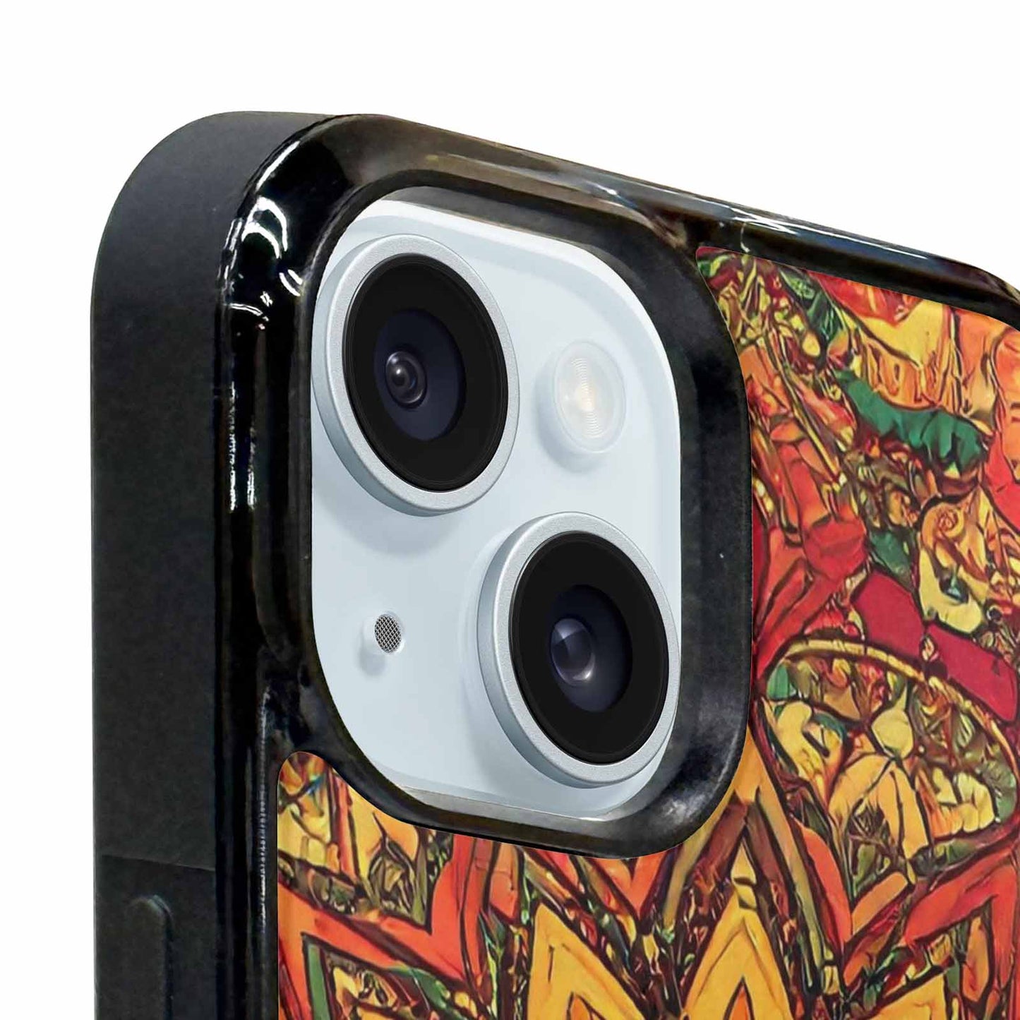 iPhone 15 Plus Case — Mandala Lions Custom, Unique Phone Case Design