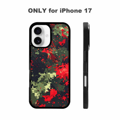 iPhone 17 Case — Small Military Camouflage Blotch Camo, Custom Phone Case