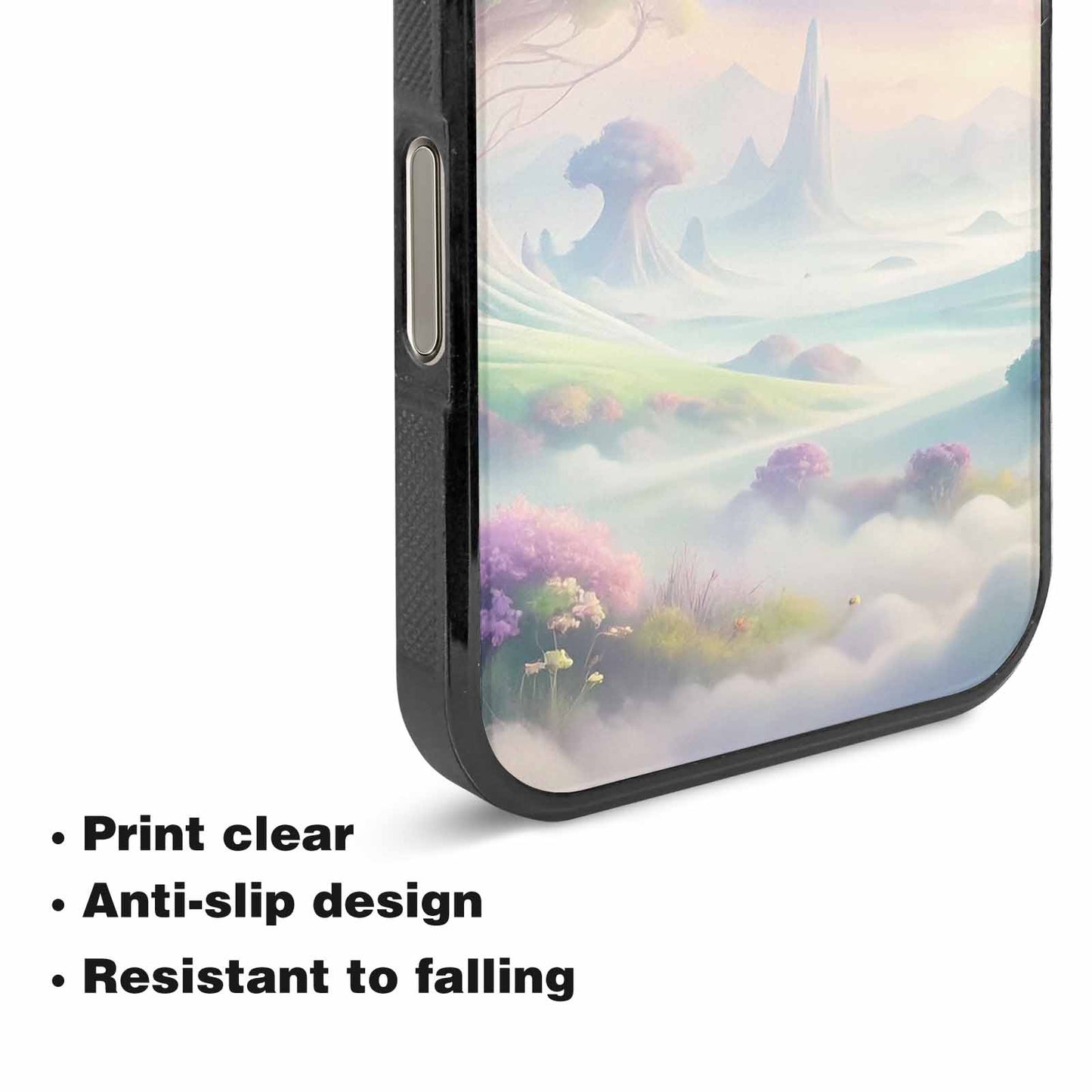 iPhone 16 Pro Max Case — Surrealist Dreamscape Illustration Pattern, Customized Protective Case