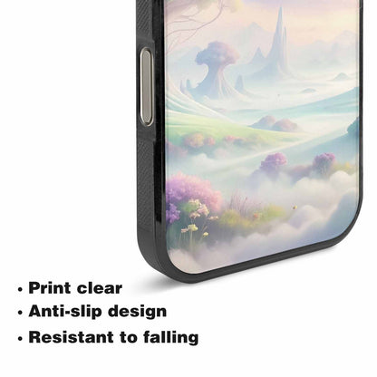 iPhone 16 Pro Max Case — Surrealist Dreamscape Illustration Pattern, Customized Protective Case