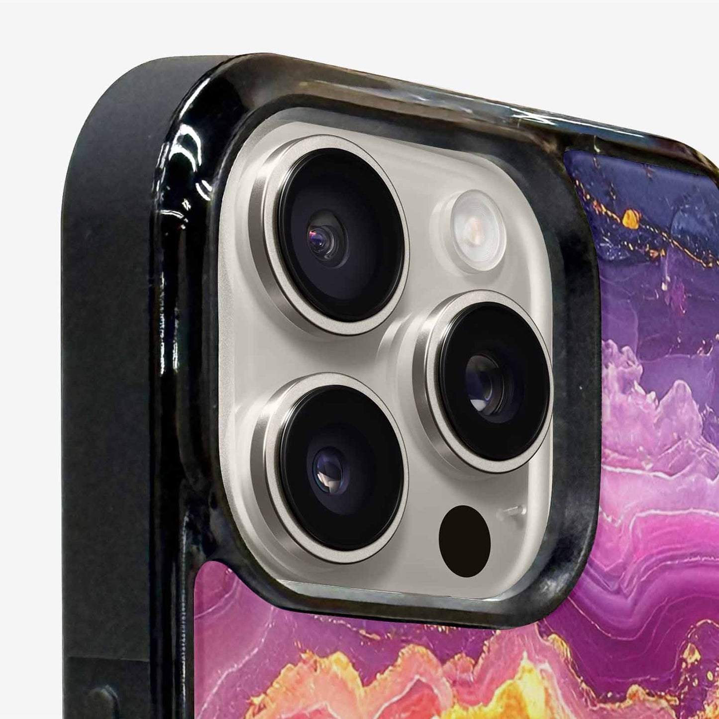 iPhone 16 Pro Case — Psychedelic Marble Tessellation, Personalized Phone Case