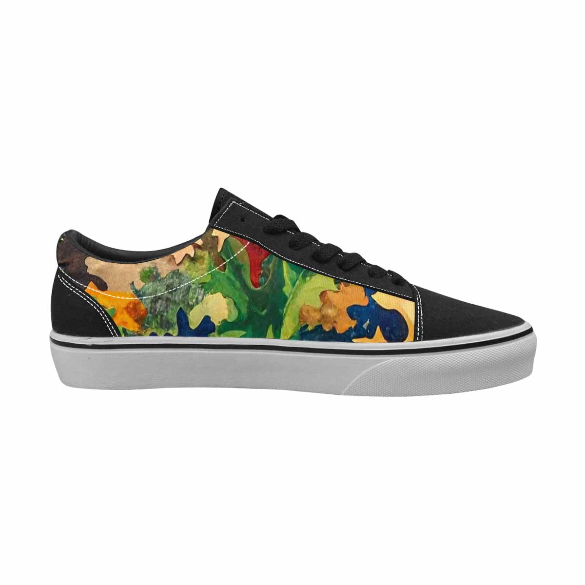 MEN'S Camo Full Color Canvas Custom Design Surreal Shoes