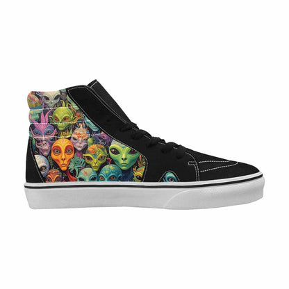 MEN'S Aliens High Top Canvas Grunge Shoes
