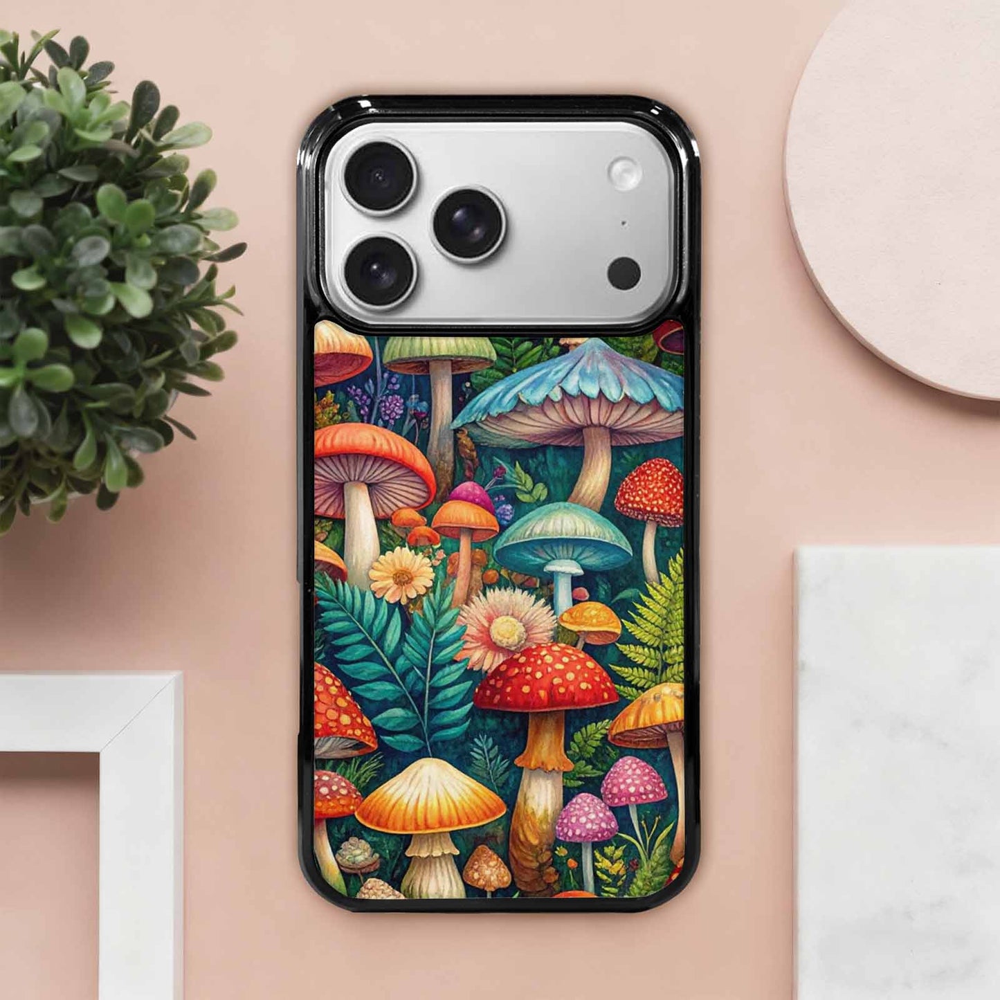 iPhone 17 Pro Max Case — Mushrooms Botanicalmushrooms P Hwg Floral, Unique Phone Case Design