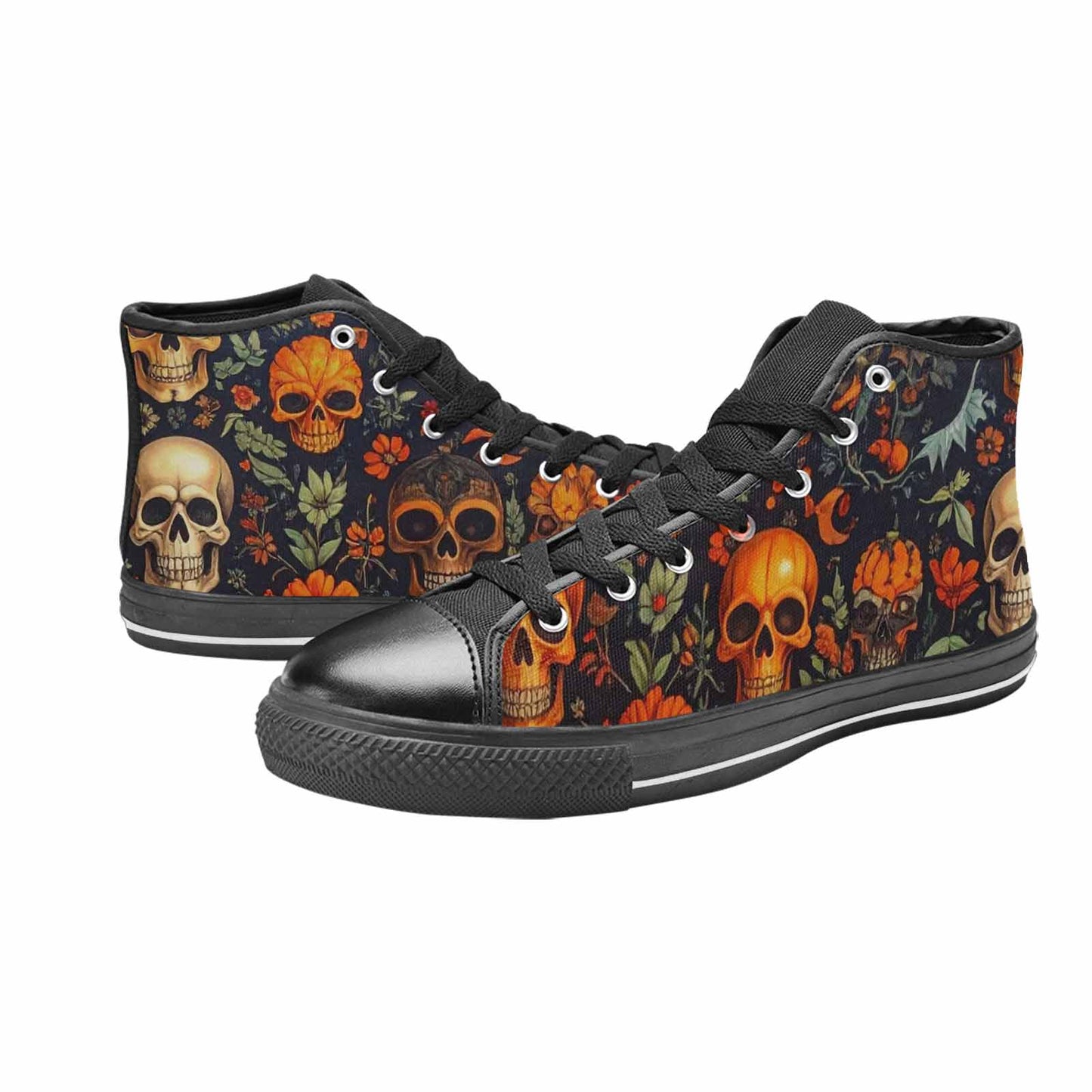 MEN'S Skulls - Halloween High Top Canvas Y2K Sneakers