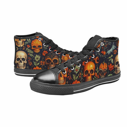 MEN'S Skulls - Halloween High Top Canvas Y2K Sneakers