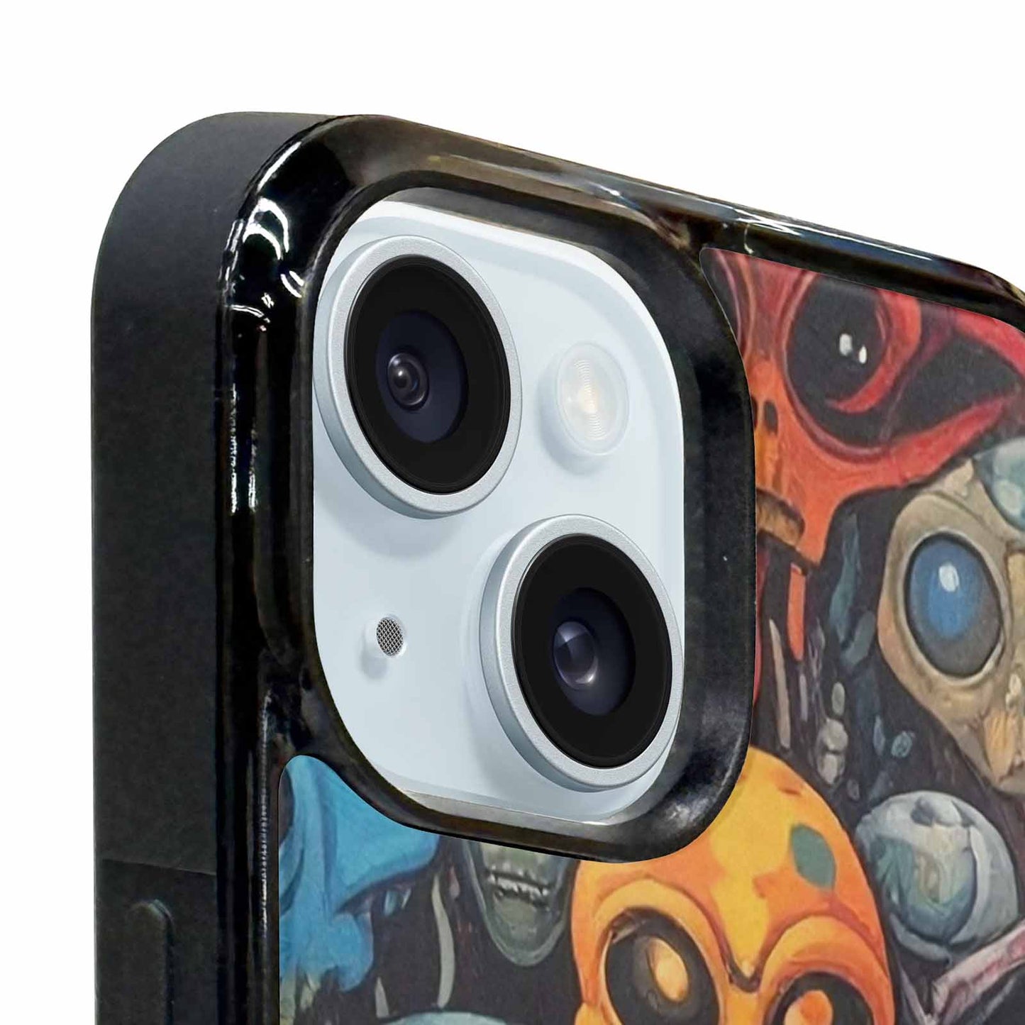 iPhone 15 Plus Case — Aliens Camo Aliens Pattern Hundreds Of, Personalized Phone Case