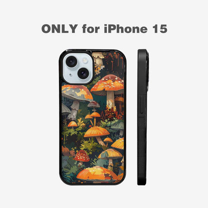 iPhone 15 Case — Mushrooms Camomushrooms Patter, Personalized Phone Case