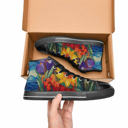MEN'S Blend All Versions High Top Canvas Dark Academia Custom Sneakers