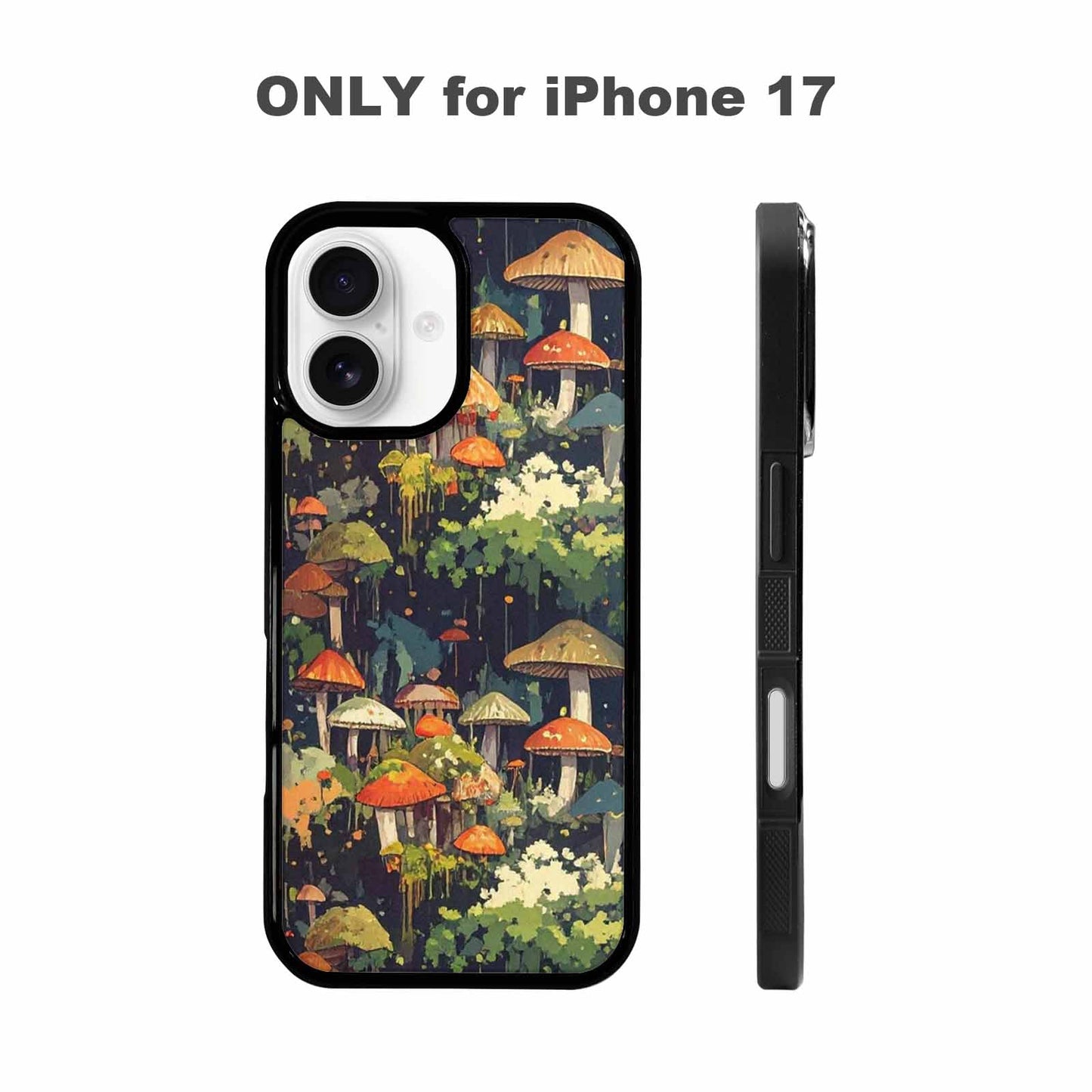 iPhone 17 Case — Mushrooms Camomushrooms Patter Rx0 Camo, Custom Art Phone Cover