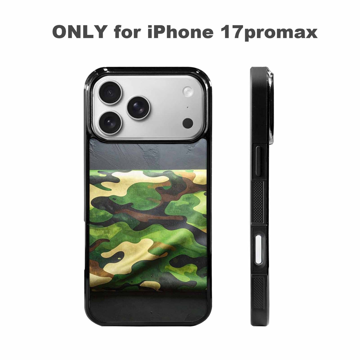 iPhone 17 Pro Max Case — Camo Print Camo, Customized Protective Case