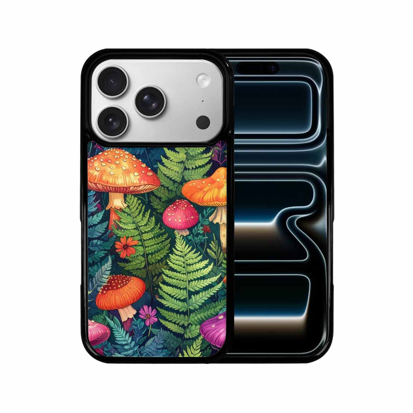 iPhone 17 Pro Case — Mushrooms Botanicalmushrooms P Vyl Floral, Customized Protective Case