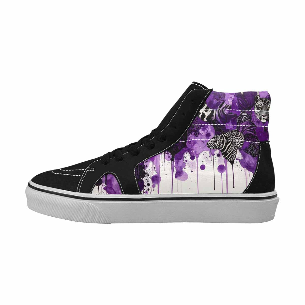 MEN'S Animal Print High Top Canvas Dreamlike Shoes