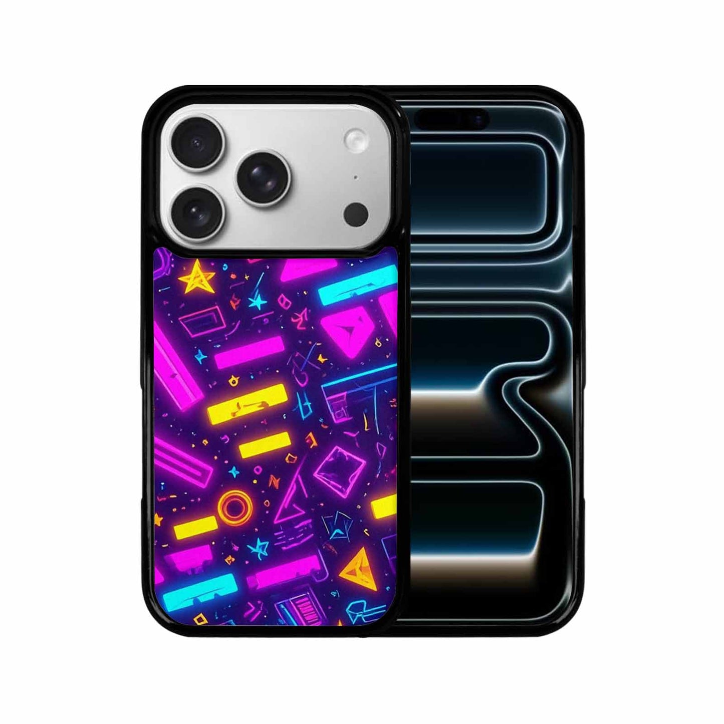iPhone 17 Pro Case — Retro Motif Retro Motifs Kcf Retro, Custom Designed Case Cover
