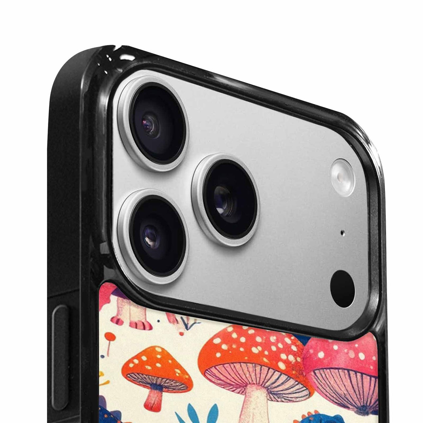 iPhone 17 Pro Max Case — Vintage Dinosaurs Mushroom Retro Vintage, Custom Designed Case Cover