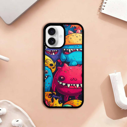 iPhone 17 Case — Small Cartoon Monster Character Cartoon Cute, Original Design Phone Case