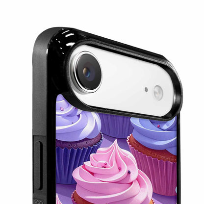 iPhone 17 Air Case — Chrome Retro Cupcake Retro Vintage, Custom Art Phone Cover