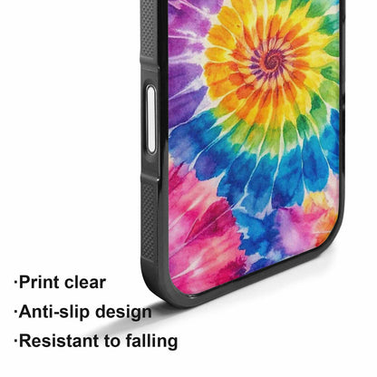 iPhone 17 Case — Small Tie Dye Swirl Tie Dye, Original Design Phone Case