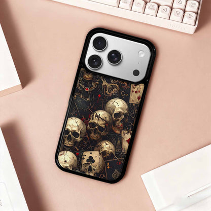 iPhone 17 Pro Case — Skull Dark Art Gothic Print Gothic, Original Design Phone Case