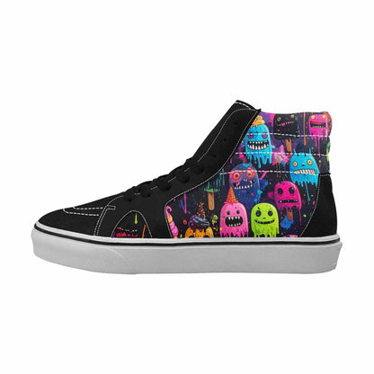 MEN'S Ice Cream Monsters  High Top Canvas Dreamcore Custom Shoes