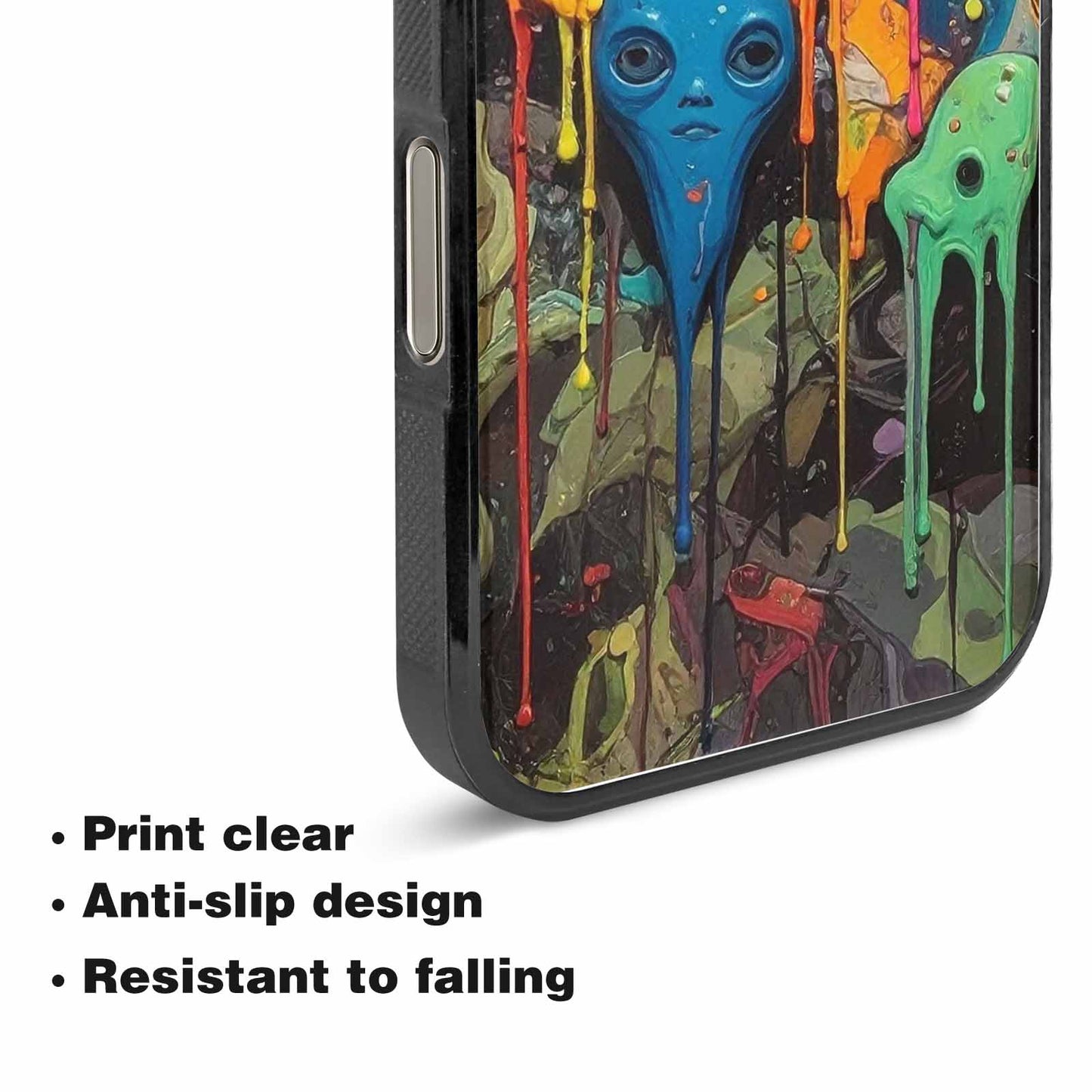 iPhone 15 Pro Max Case — Aliens Camomelting Aliens Patt 5xk Personalized, Customized Protective Case