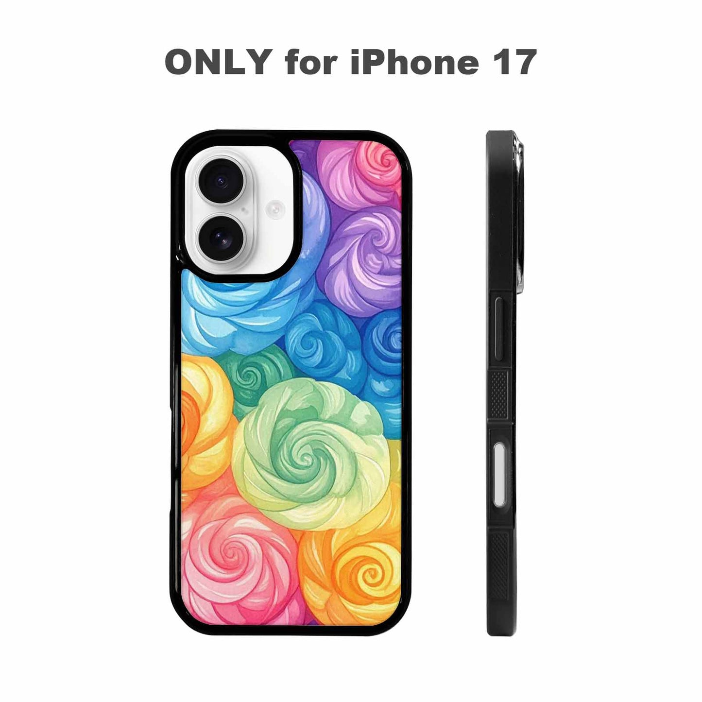 iPhone 17 Case — Tie Dye Swirls Tie Dye, Custom Printed Phone Case