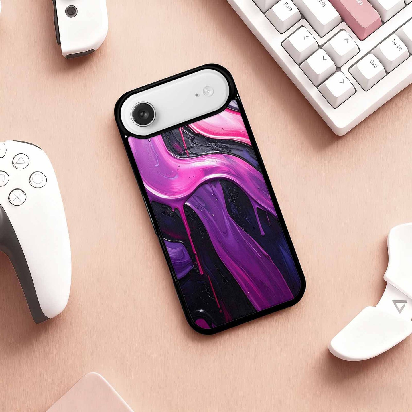 iPhone 17 Air Case — Seamless Repeating Pattern Of Overlapping Animal, Customized Protective Case