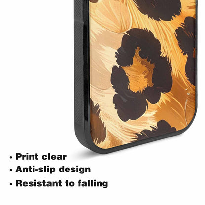 iPhone 15 Plus Case — Leopard Soft Airbrush Gradient, Custom Print Case Cover