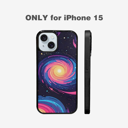 iPhone 15 Case — Love Wins Galaxy Seamless Pattern Vibrant, Custom Designed Case Cover