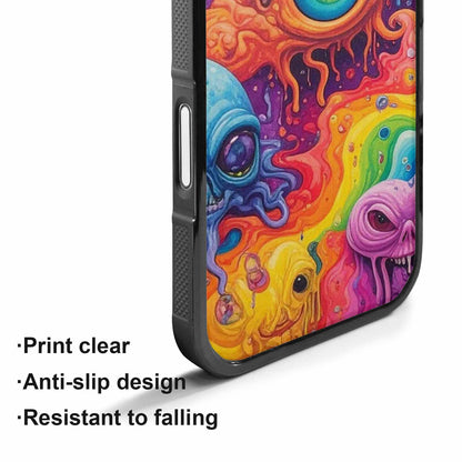 iPhone 17 Case — Aliens Tie Dyemelting Aliens Tie Dye, Custom Designed Case Cover