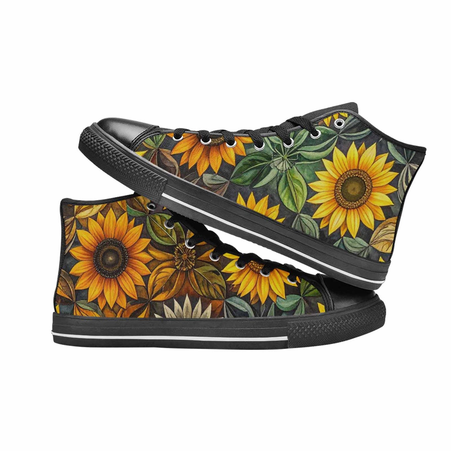 WOMEN'S Blend Melt Them High Top Canvas Surreal Custom Shoes