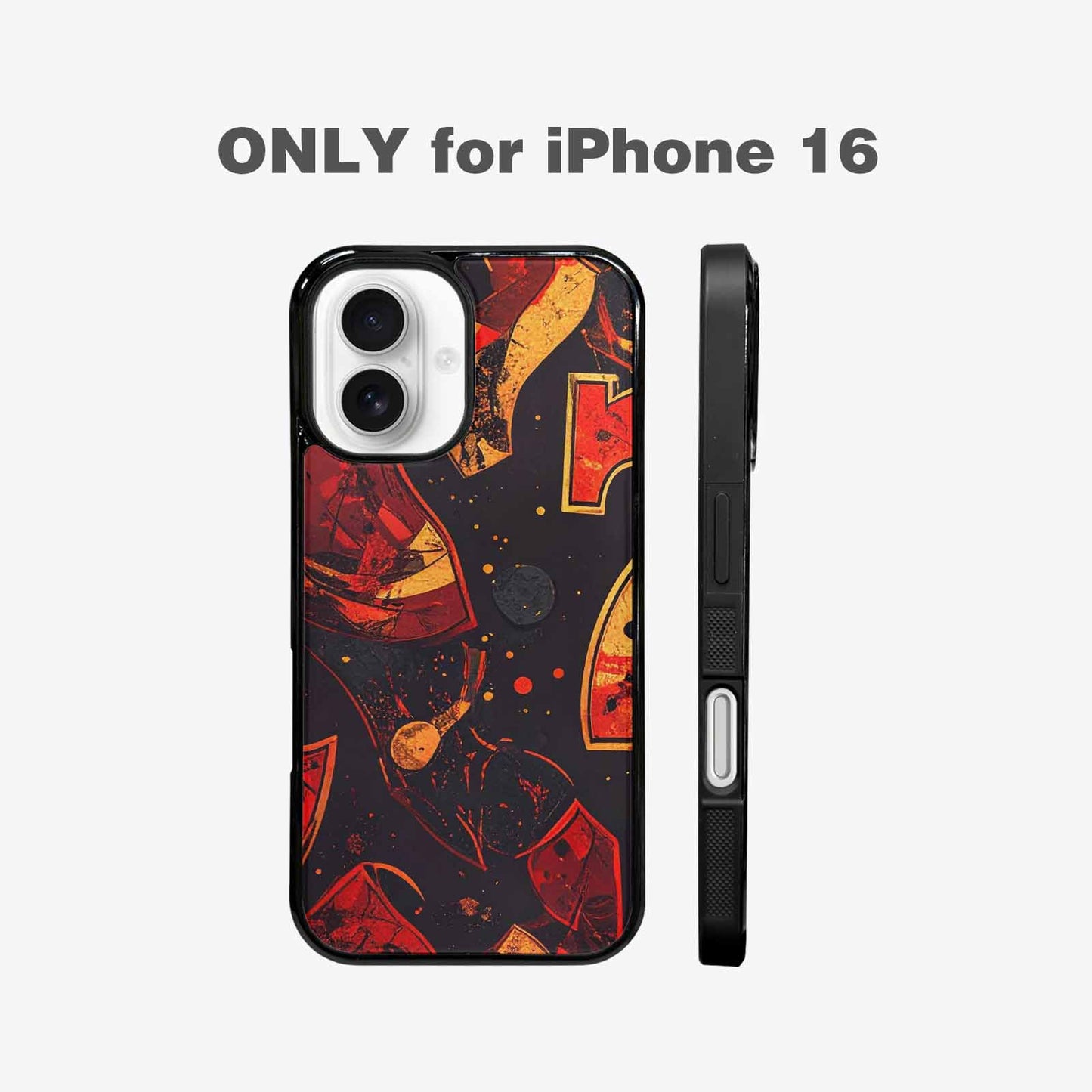 iPhone 16 Case — Dice And Casino Pattern Seamless Repeat, Custom Designed Case Cover