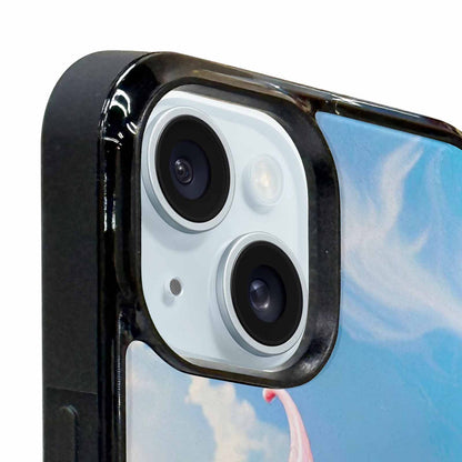 iPhone 15 Plus Case — Collage Of Overlapping Waffle Cone Icecream, Unique Phone Case Design