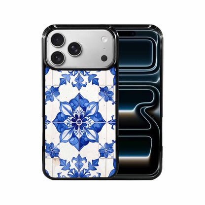 iPhone 17 Pro Max Case — Talavera Tile Floral, Custom Designed Case Cover