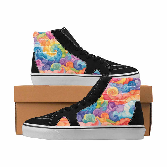 MEN'S Tie Dye High Top Canvas Custom Fashion Dreamcore Custom Sneakers