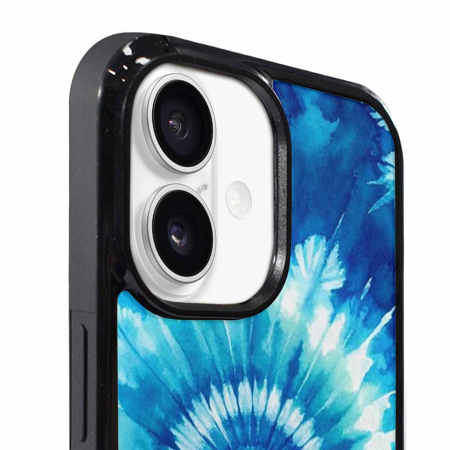 iPhone 17 Case — Tie Dye Ocean Blues Tie Dye, Custom Art Phone Cover