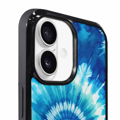 iPhone 17 Case — Tie Dye Ocean Blues Tie Dye, Custom Art Phone Cover