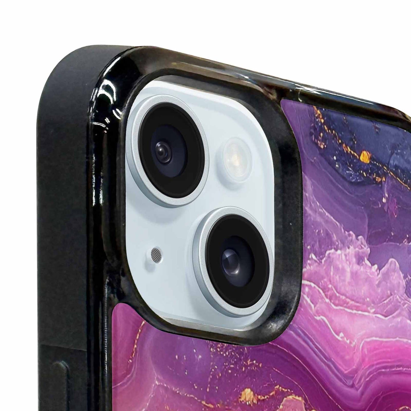 iPhone 15 Case — Psychedelic Marble Tessellation, Custom Art Phone Cover