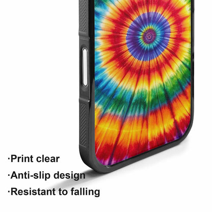 iPhone 17 Case — Rainbow Spiral Tie Dye Alt Tie, Custom Phone Case