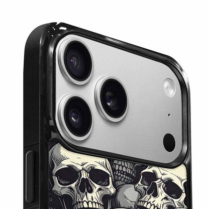 iPhone 17 Pro Max Case — Skull Dark Art Gothic Print Gothic, Custom Made Phone Cover