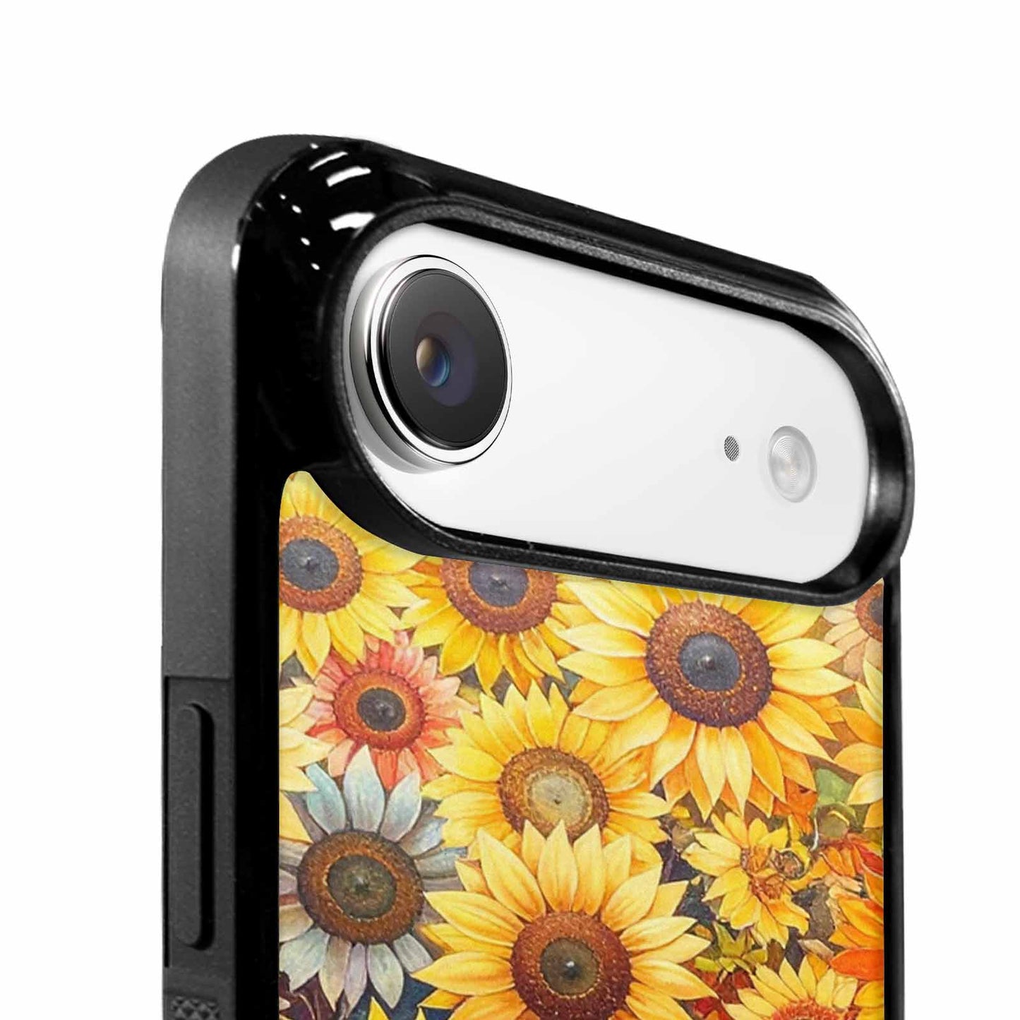 iPhone 17 Air Case — Full Color Vibrant Sunflower Burst Floral, Custom Printed Phone Case
