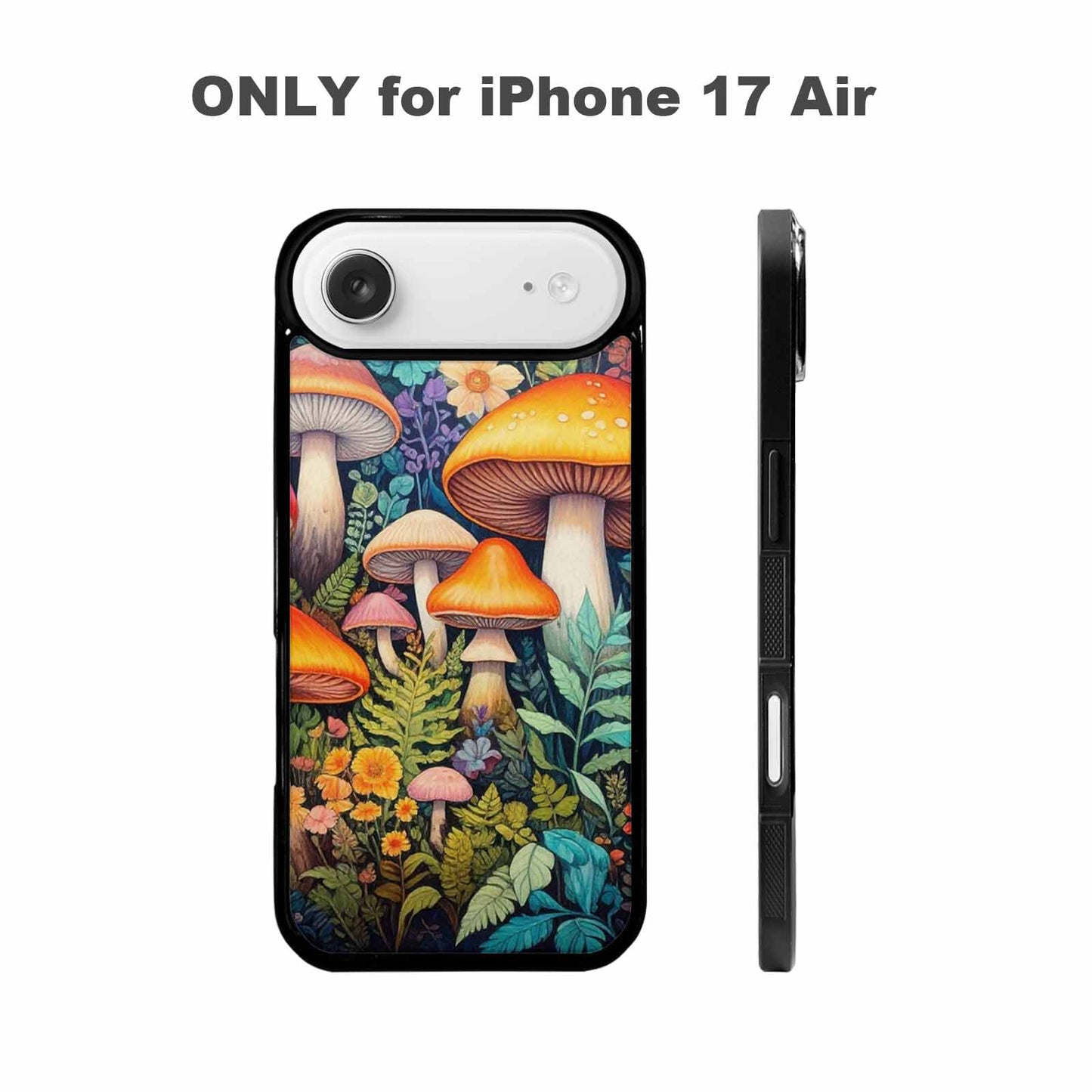 iPhone 17 Air Case — Mushrooms Botanicalmushrooms P Eb7 Floral, Custom Designed Case Cover