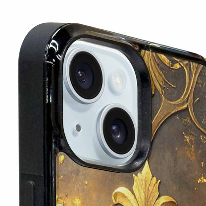 iPhone 15 Plus Case — Klimt Gold Leaf Artwork Pattern, Custom Made Phone Cover