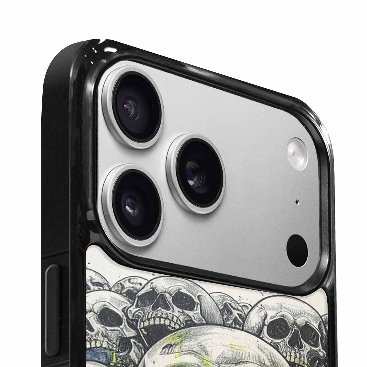 iPhone 17 Pro Max Case — Rainbow From Skull\'s Mouth Gothic Skulls, Custom Print Case Cover