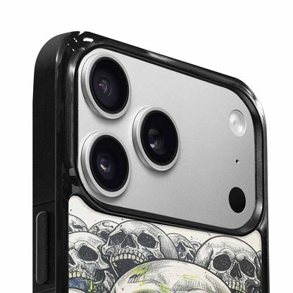 iPhone 17 Pro Max Case — Rainbow From Skull\'s Mouth Gothic Skulls, Custom Print Case Cover