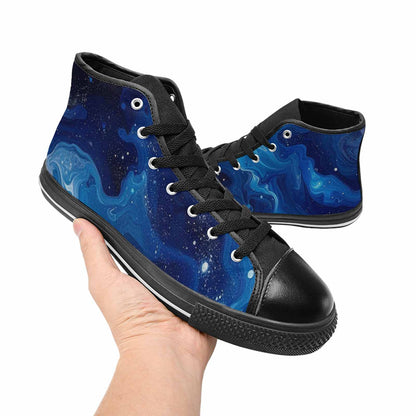 WOMEN'S Galaxy Art - High Top Canvas Surreal Sneakers