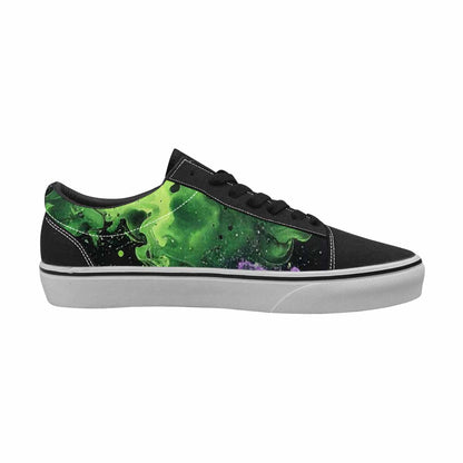 WOMEN'S Galaxy Nebula Lace-Up Canvas Cottagecore Custom Sneakers