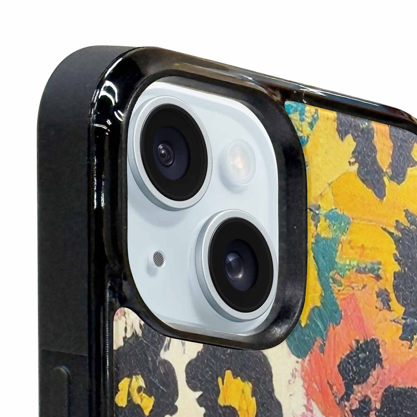 iPhone 15 Plus Case — Full Color Vibrant Animal Print Animal, Custom Phone Case